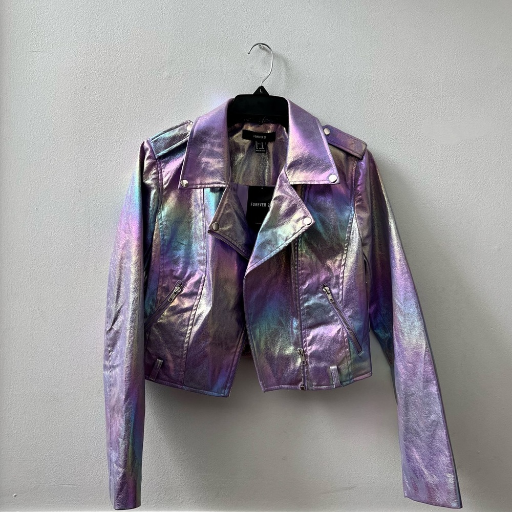 forever21 leather jacket .